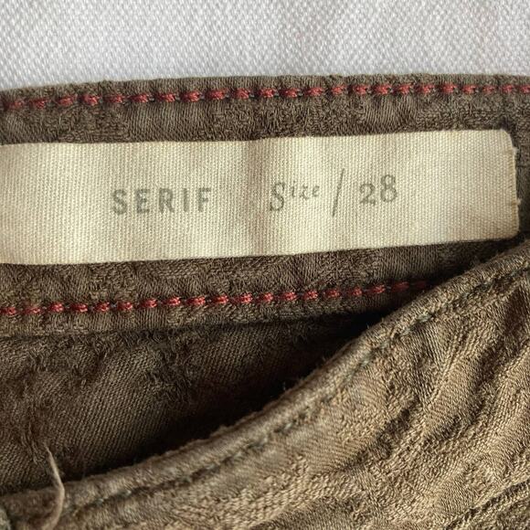 Pilcro and the Letterpress Serif Textured Pants Size 28 - Picture 6 of 10